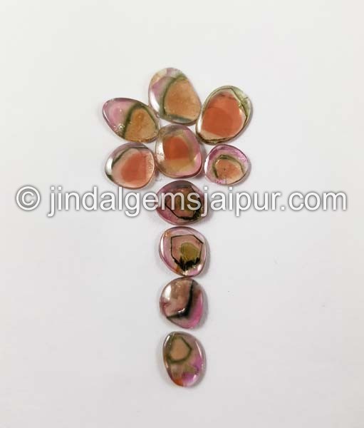 Watermelon Tourmaline Smooth Slices